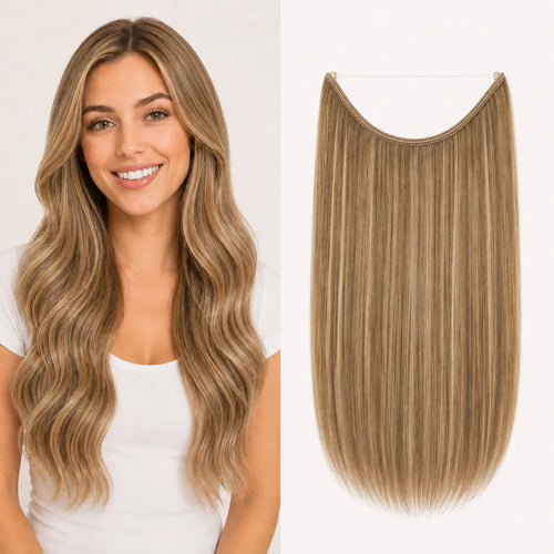 Extensiones con Hilo Invisible Halo Lisas